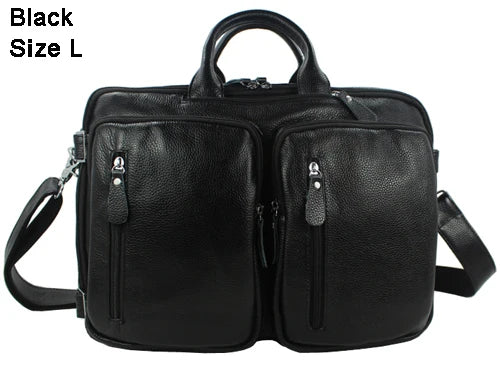 Travel HandBag | Classic Brown Leather Duffel Bag with Multiple Pockets - Stylish and Durable UNISEX