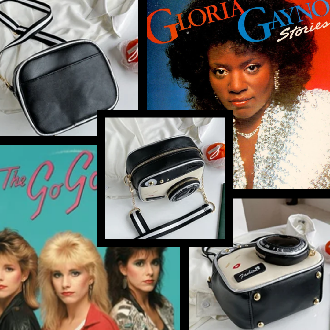 Mini Cross-body Box Bag | Retro Polaroid Camera-Shaped