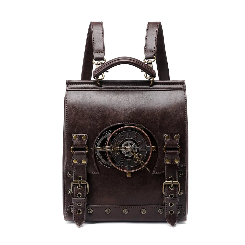 Exotic Backpack | Retro Steampunk Vintage Leather for Women