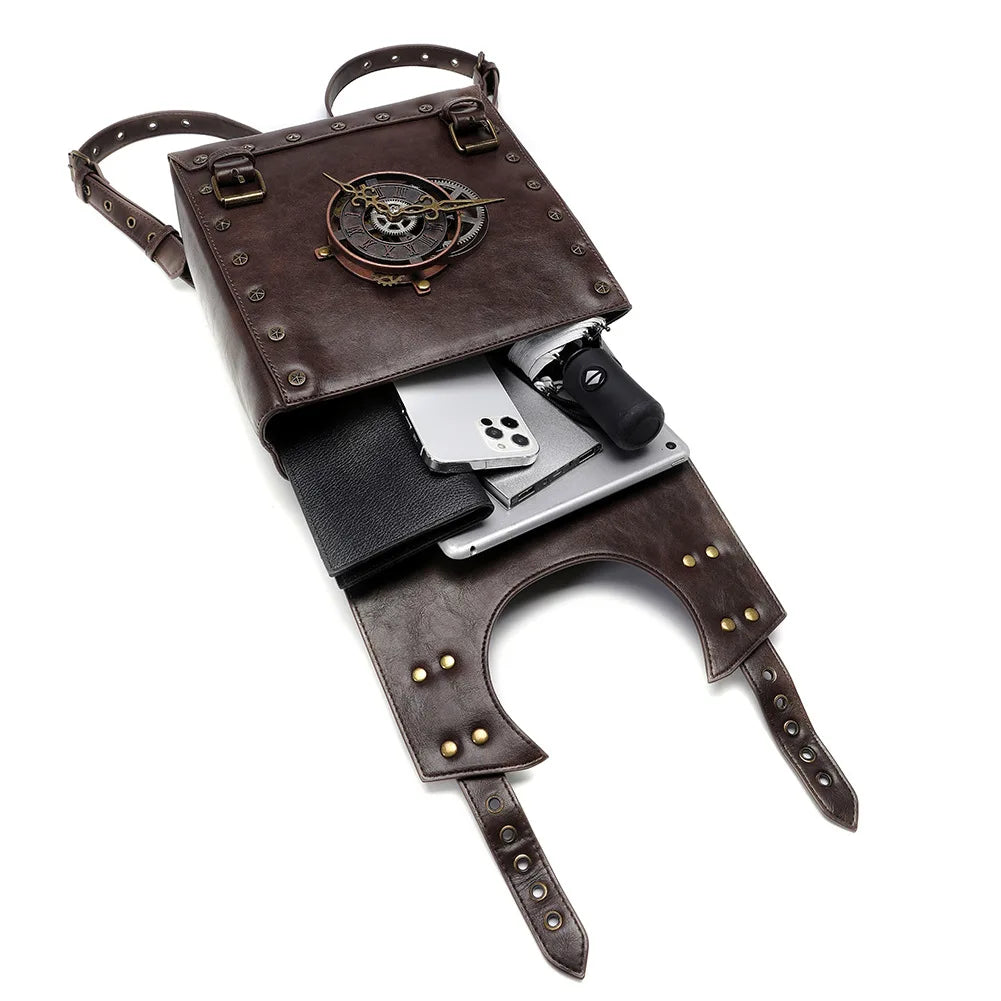 Exotic Backpack | Retro Steampunk Vintage Leather for Women
