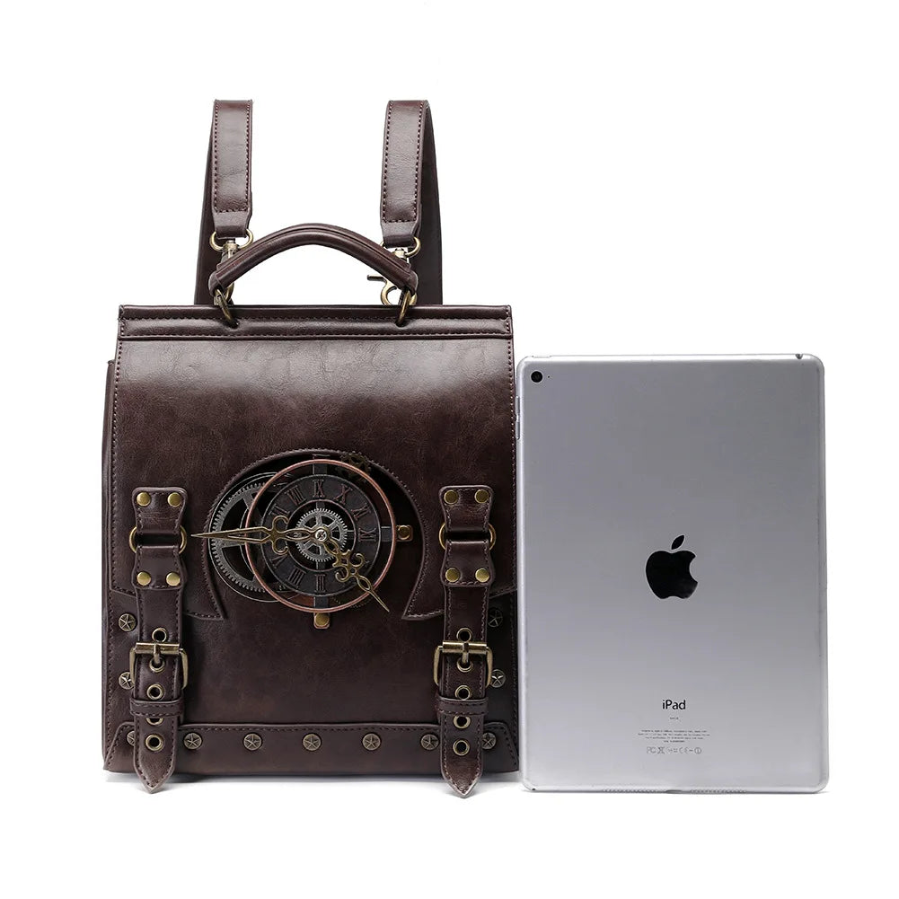 Exotic Backpack | Retro Steampunk Vintage Leather for Women