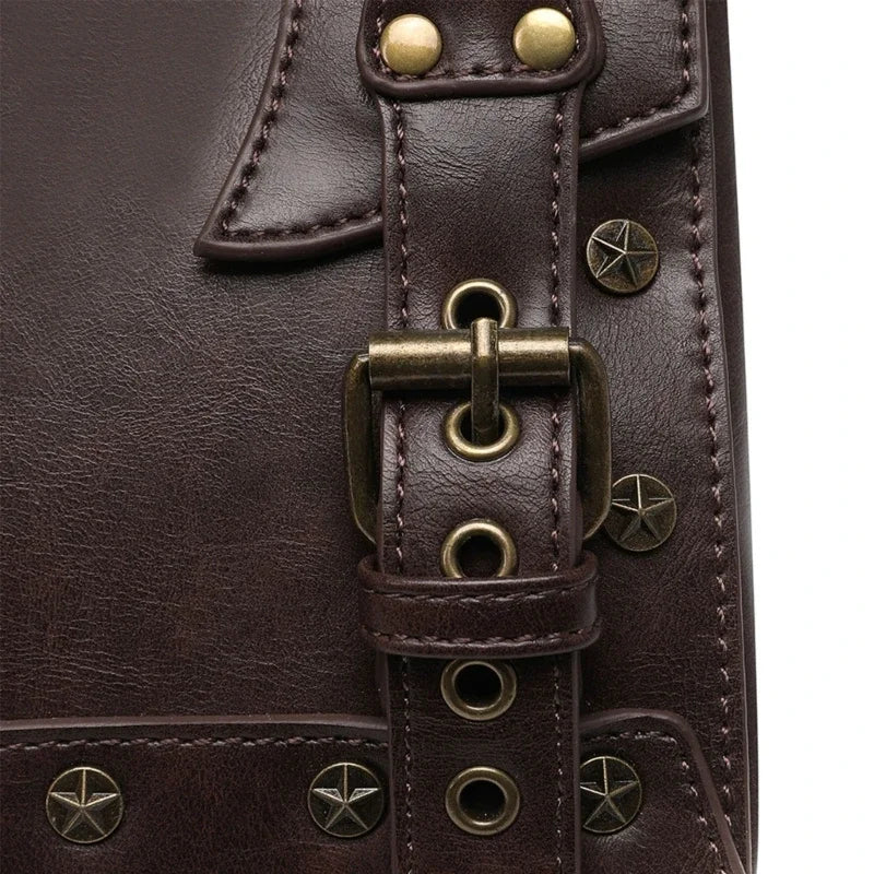 Exotic Backpack | Retro Steampunk Vintage Leather for Women