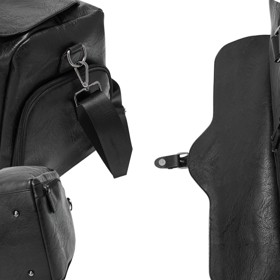 Travel Bag | Men's Waterproof PU Leather Bag –  Sport / Gym / Fitness / training / Travel  [Waterproof/Dry-Wet Separation]