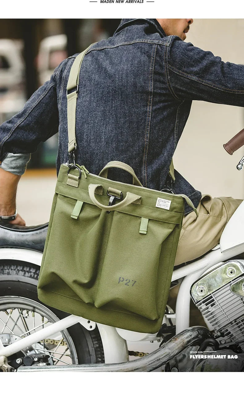 Travel Bag | Men's Multi-Pocket with Adjustable Strap and Handle
