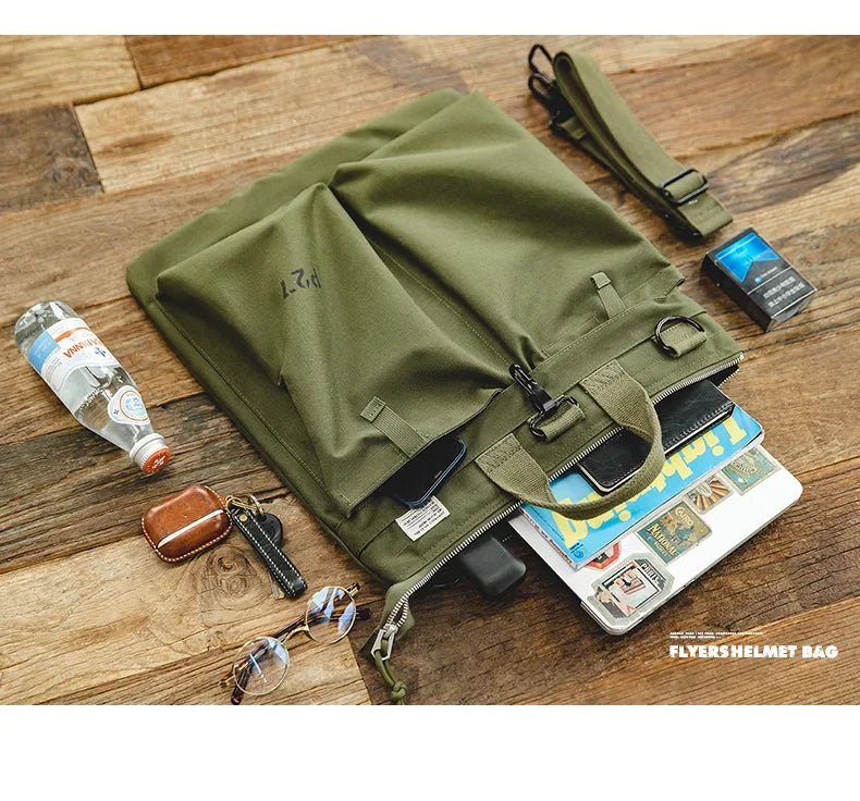 Travel Bag | Men's Multi-Pocket with Adjustable Strap and Handle