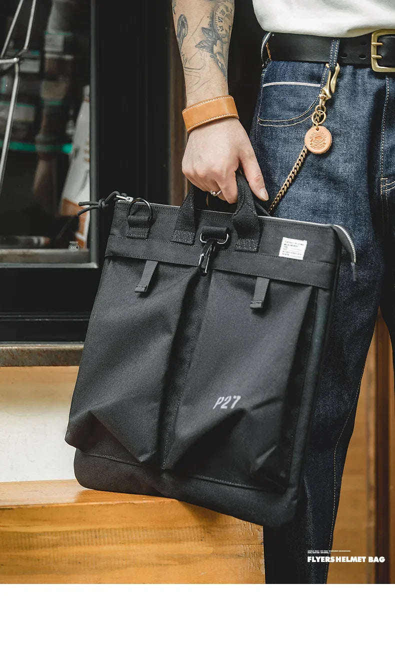 Travel Bag | Men's Multi-Pocket with Adjustable Strap and Handle