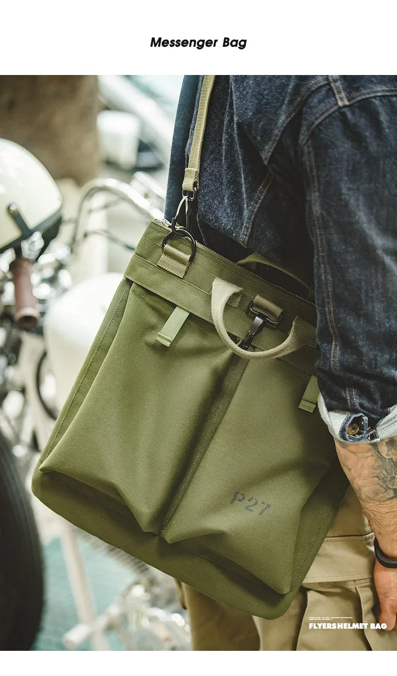 Travel Bag | Men's Multi-Pocket with Adjustable Strap and Handle