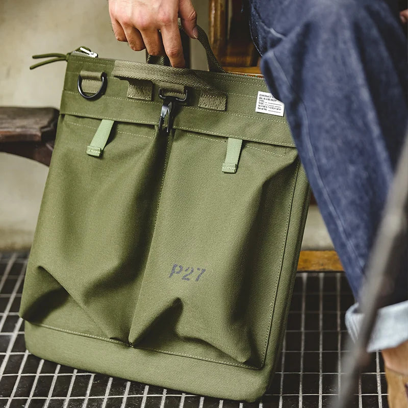 Travel Bag | Men's Multi-Pocket with Adjustable Strap and Handle