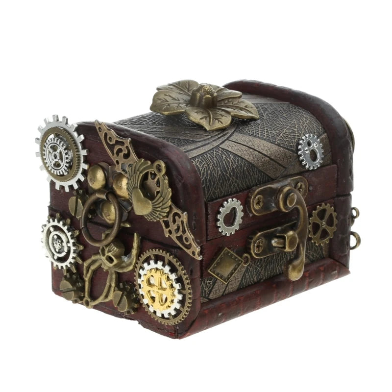 Mini Cross-body Box Bag |  Retro Steampunk Style #001 [hardcase]