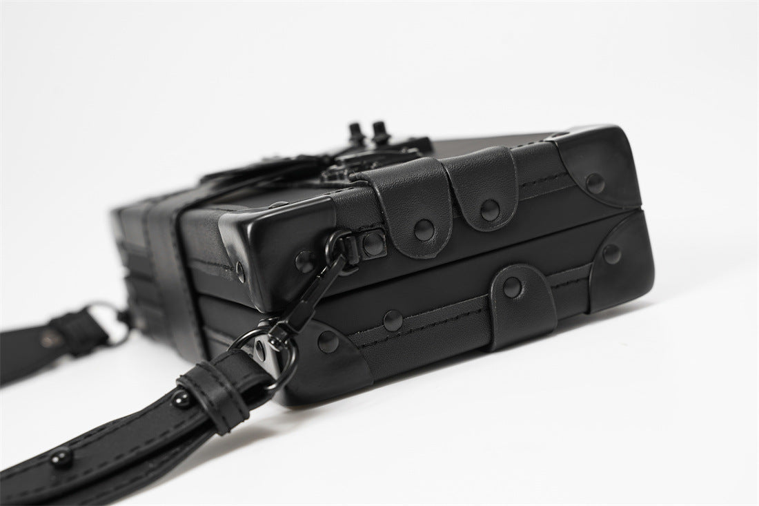 Mini Cross-body Box Bag | Versatile party [hard-case]